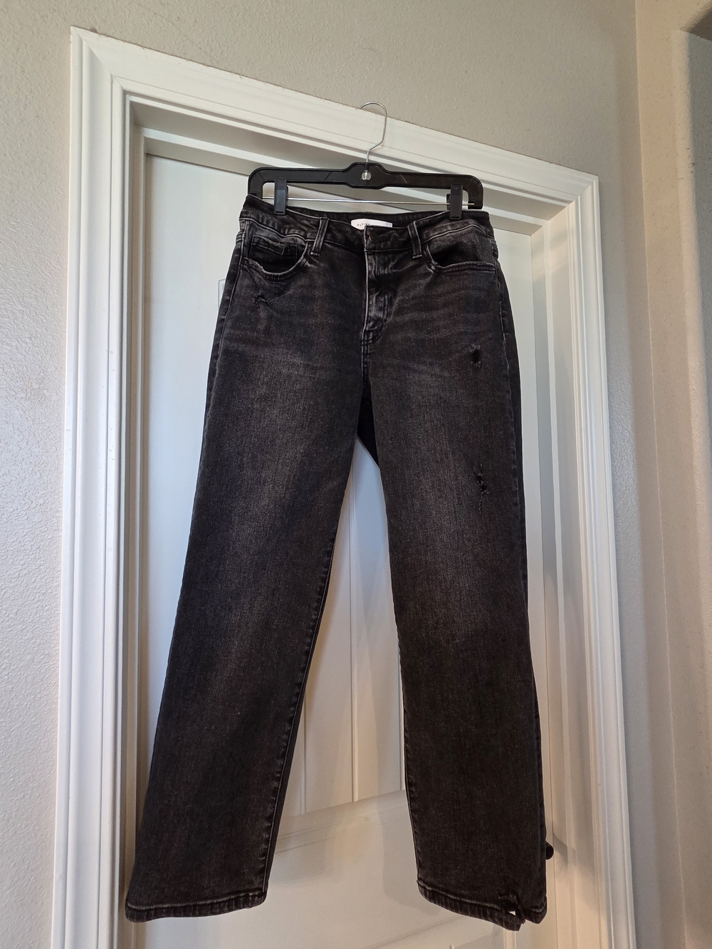 Flying Monkey Straight Leg Jeans - Washed Black 29